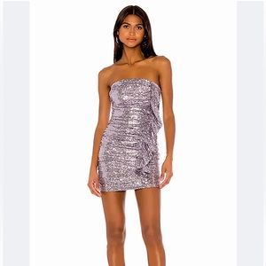 BRAND NEW - REVOLVE / SUPERDOWN Bowie Sequin Mini Dress - (Size M)